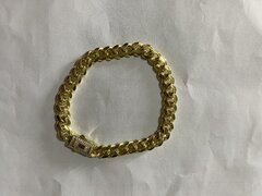 Bratara placata cu aur de 14k